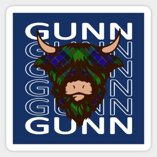 Clan Gunn - Hairy Coo Sticker